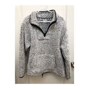 PINK Sherpa pullover